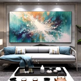 Hand Painted Oil Painting Large Acrylic Oil Painting On Canvas Abstract Painting Canvas Original abstract canvas wall art contemporary Painting For Li (Style: 01, size: 60X120cm)