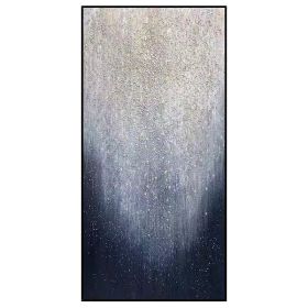 Large Size Hand Painted Oil Painting On Canvas Stars Shine Modern Home Decor Abstract Wall Art Picture For Living Room Gift (size: 40X80cm)