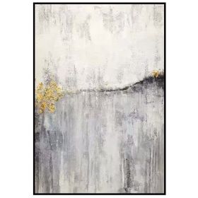 Handmade Abstract Oil Painting Top Selling Wall Art Modern Minimalist Bright Color Style Picture Canvas Home Decor For Living Room No Frame (size: 75X150CM)